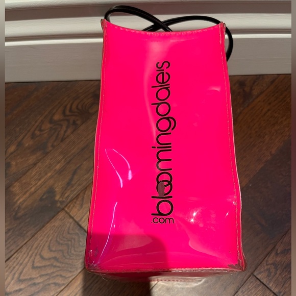 Bloomingdale's Pink Little Neon Bag Tote - Picture 8 of 11